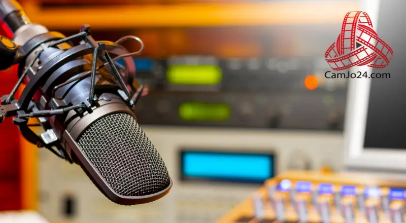 Professional voice-over recording studio for broadcast